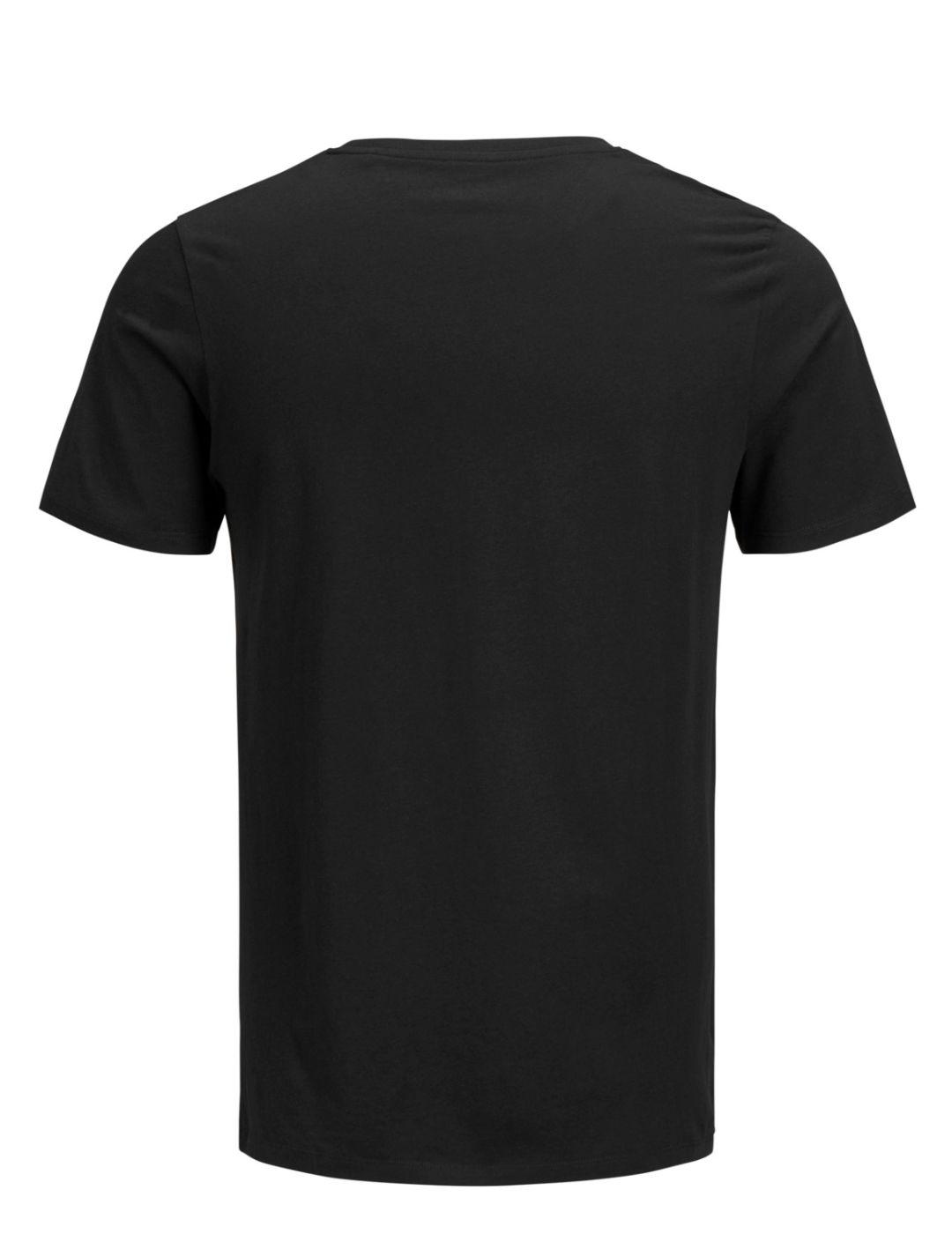 Camiseta Jack&Jones Logo negro para hombre -b