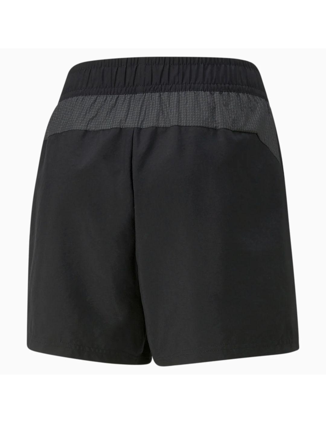Short Puma Sport negro para mujer -b