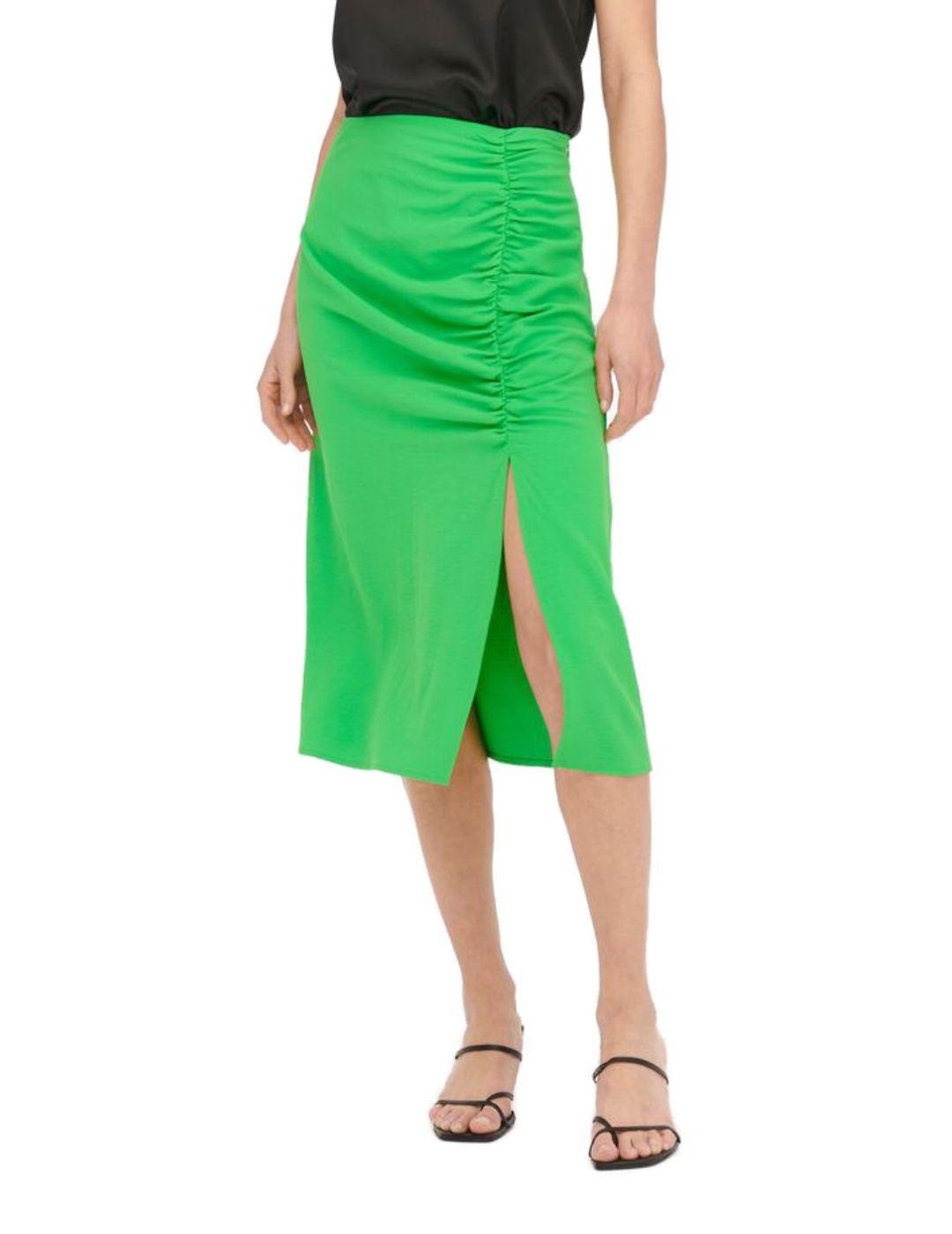 Falda Only Mette verde para mujer-b