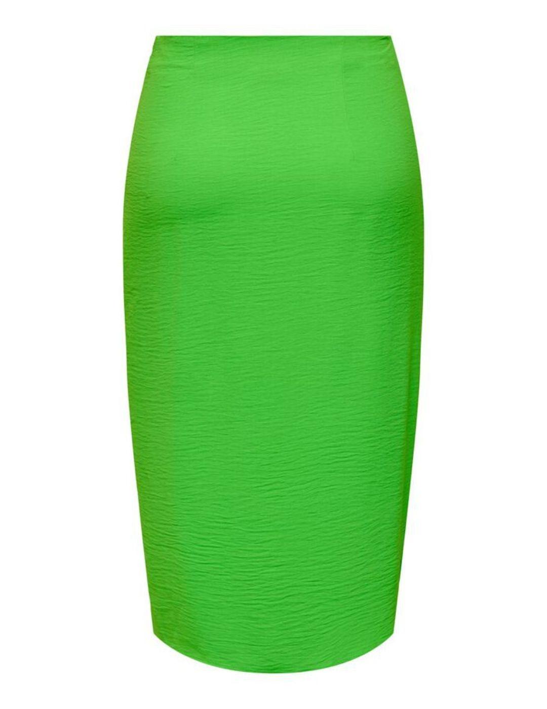 Falda Only Mette verde para mujer-b