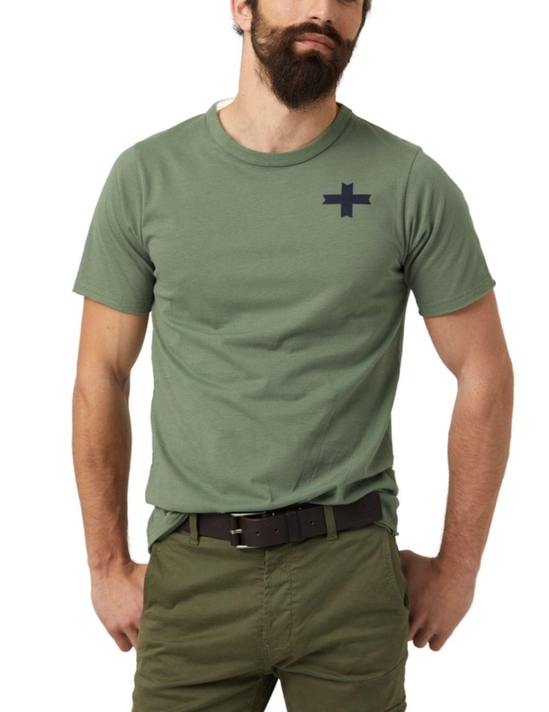 Camiseta Altona verde oscuro para hombre -b