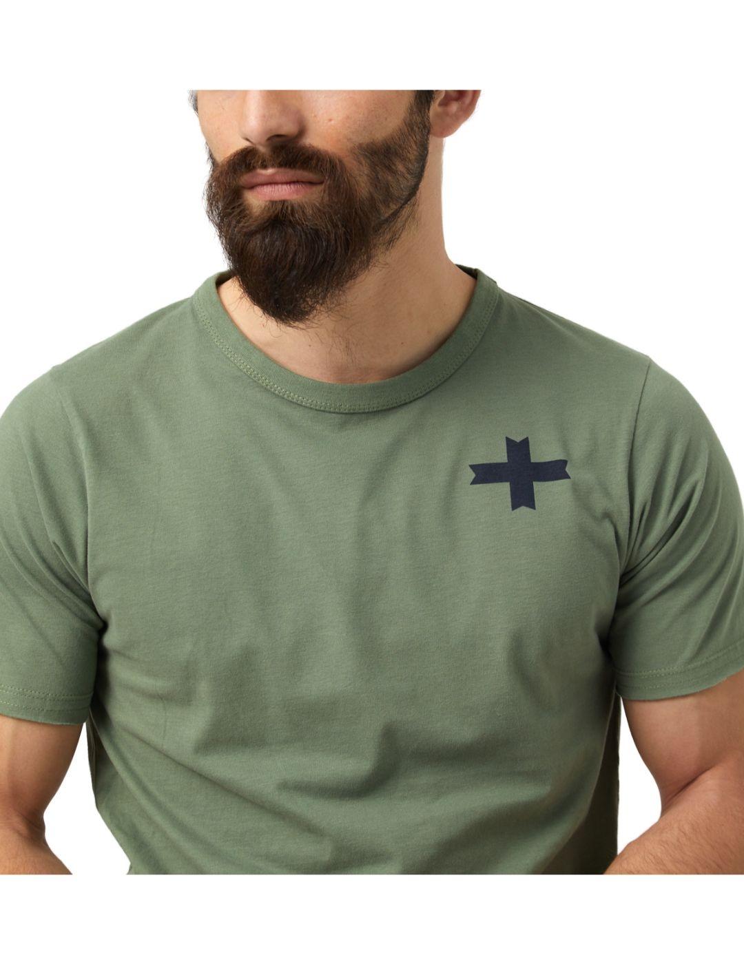 Camiseta Altona verde oscuro para hombre -b