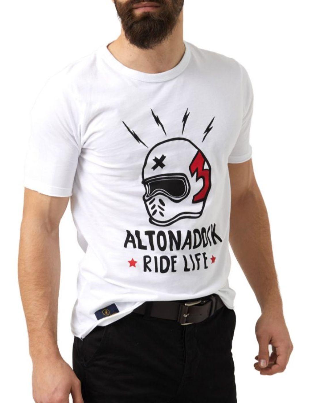 Camiseta Altonadock blanca para hombre -b