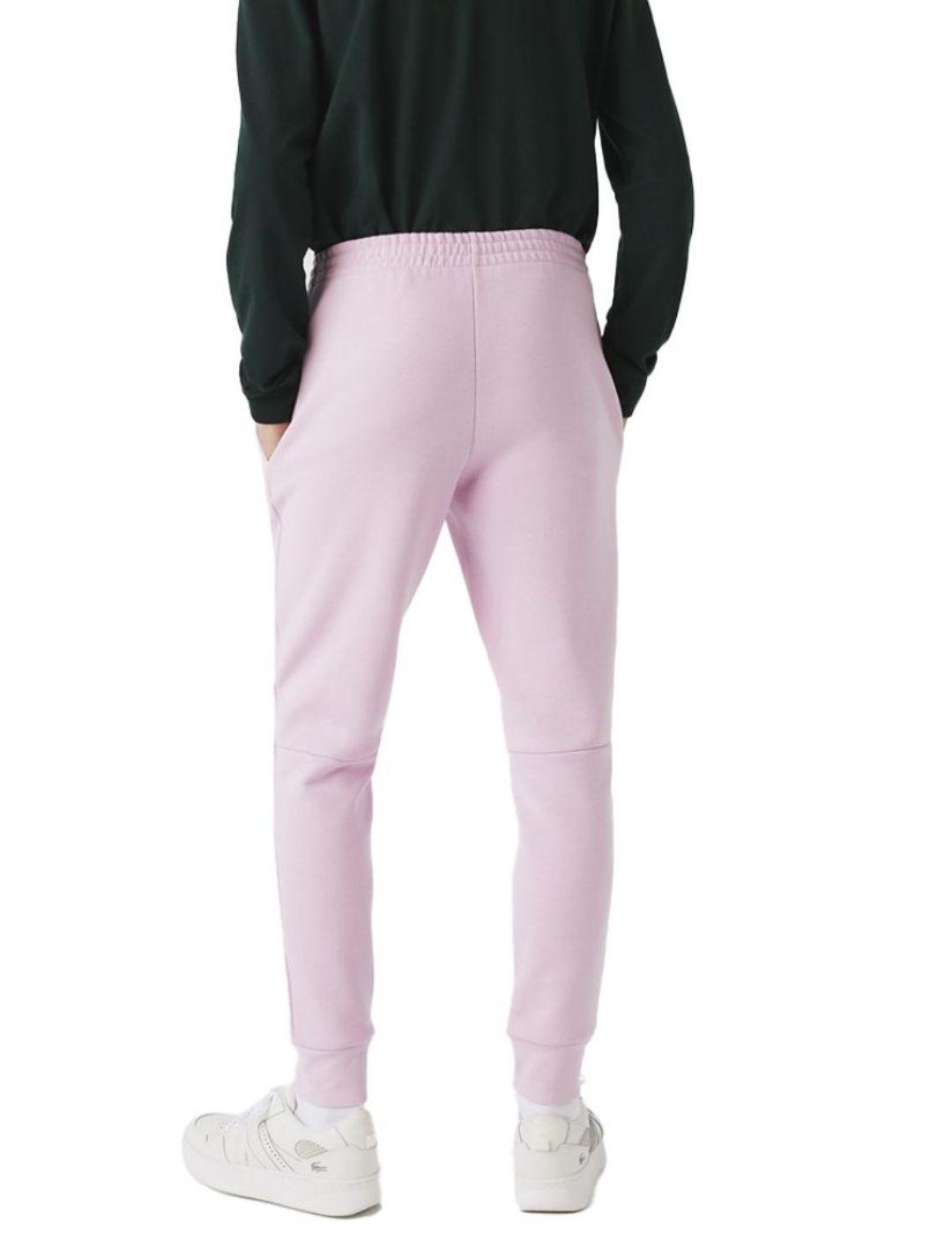 Pantalón de chandal Lacoste rosa de hombre-b