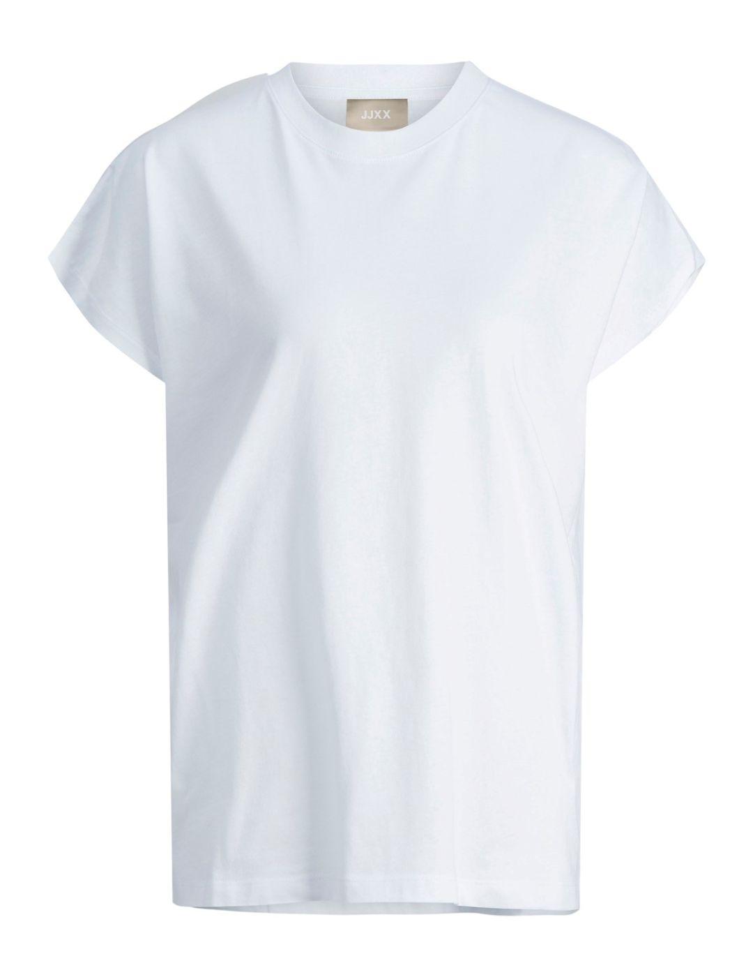 Camiseta JJXX astrid blanca para mujer -b
