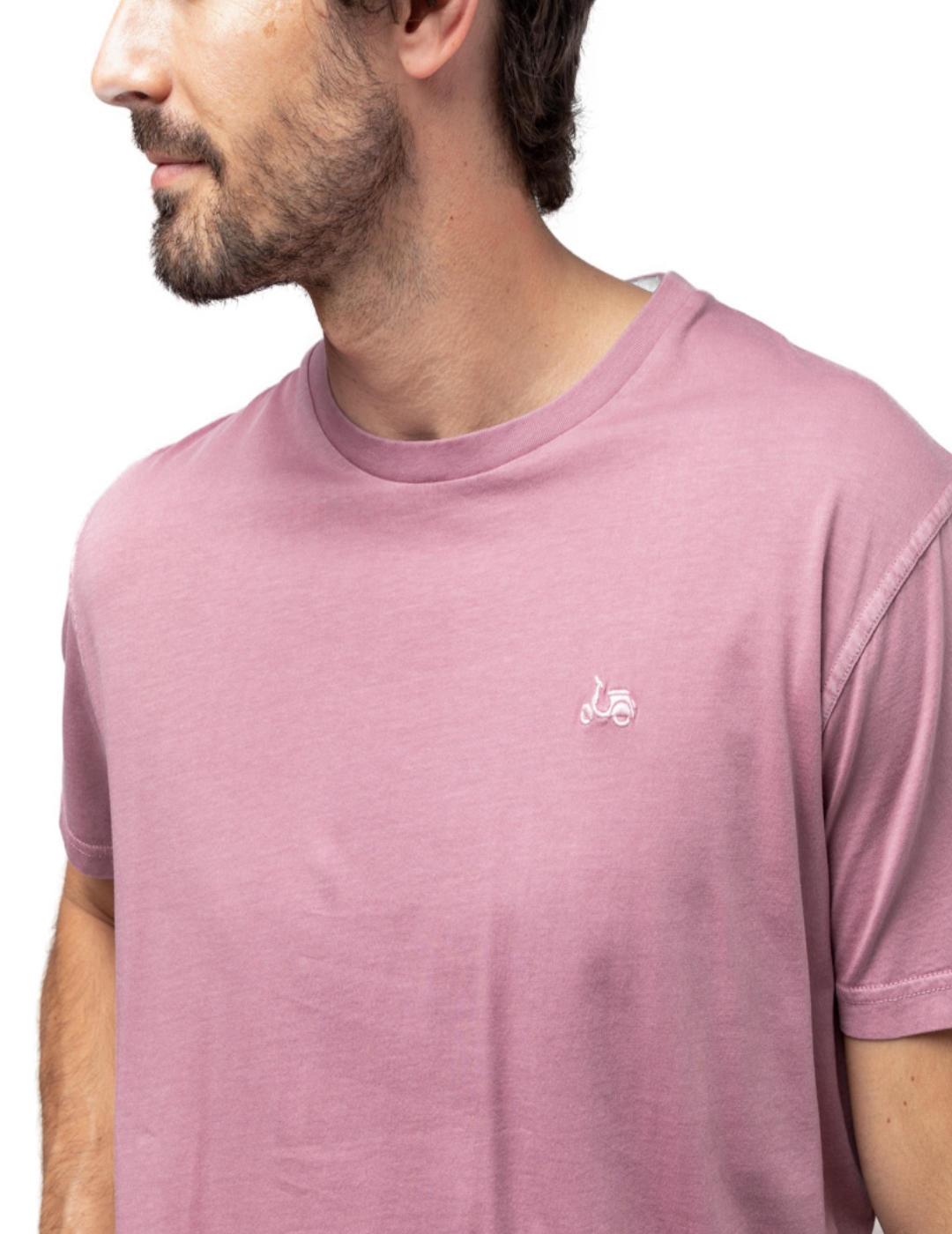 Camiseta Scotta classic rosa para hombre -b
