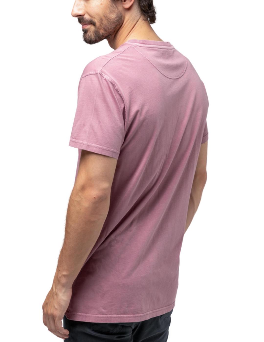 Camiseta Scotta classic rosa para hombre -b