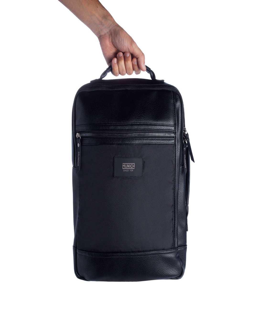 Mochila Munich negra unisex -b