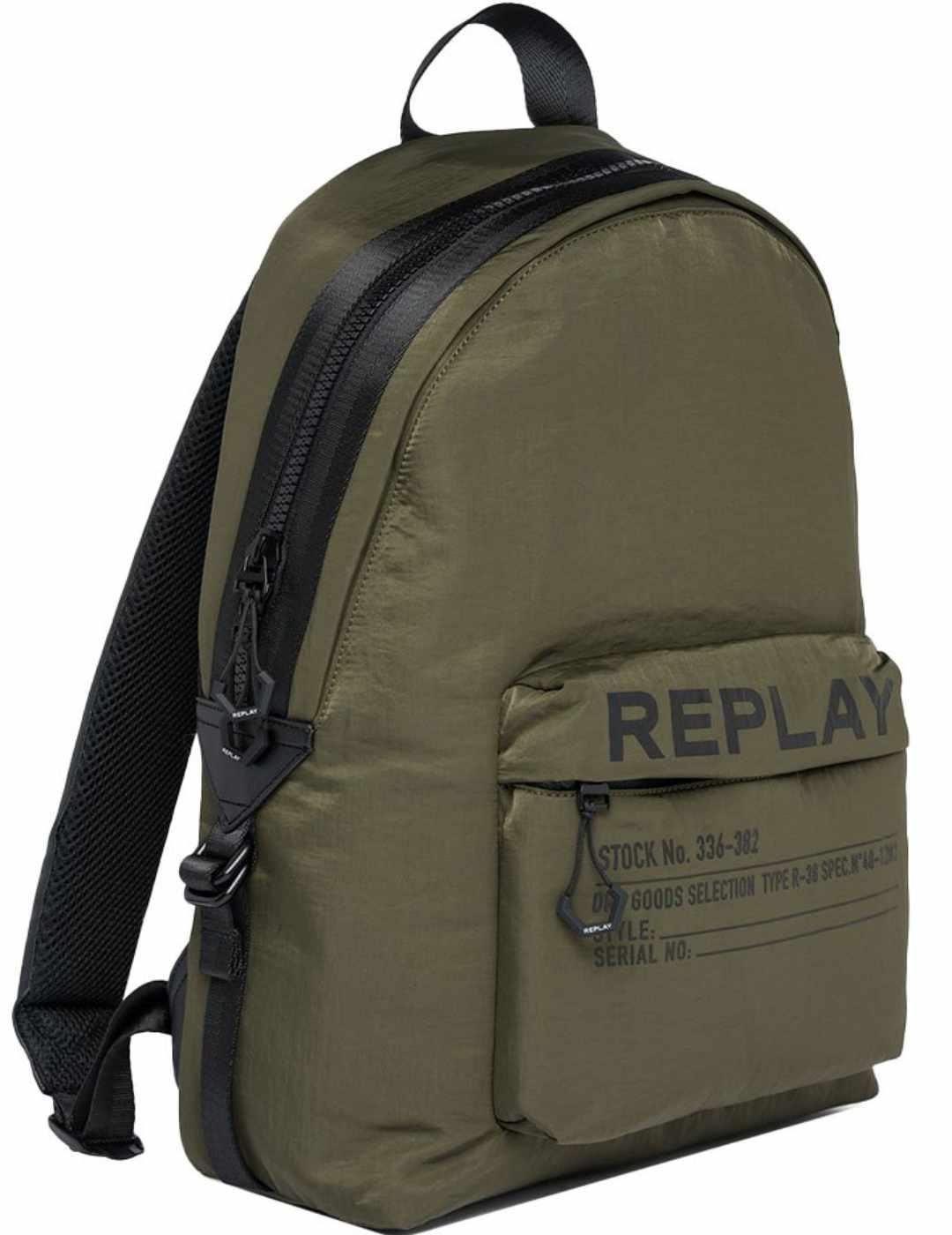 Mochila Replay verde para hombre -b