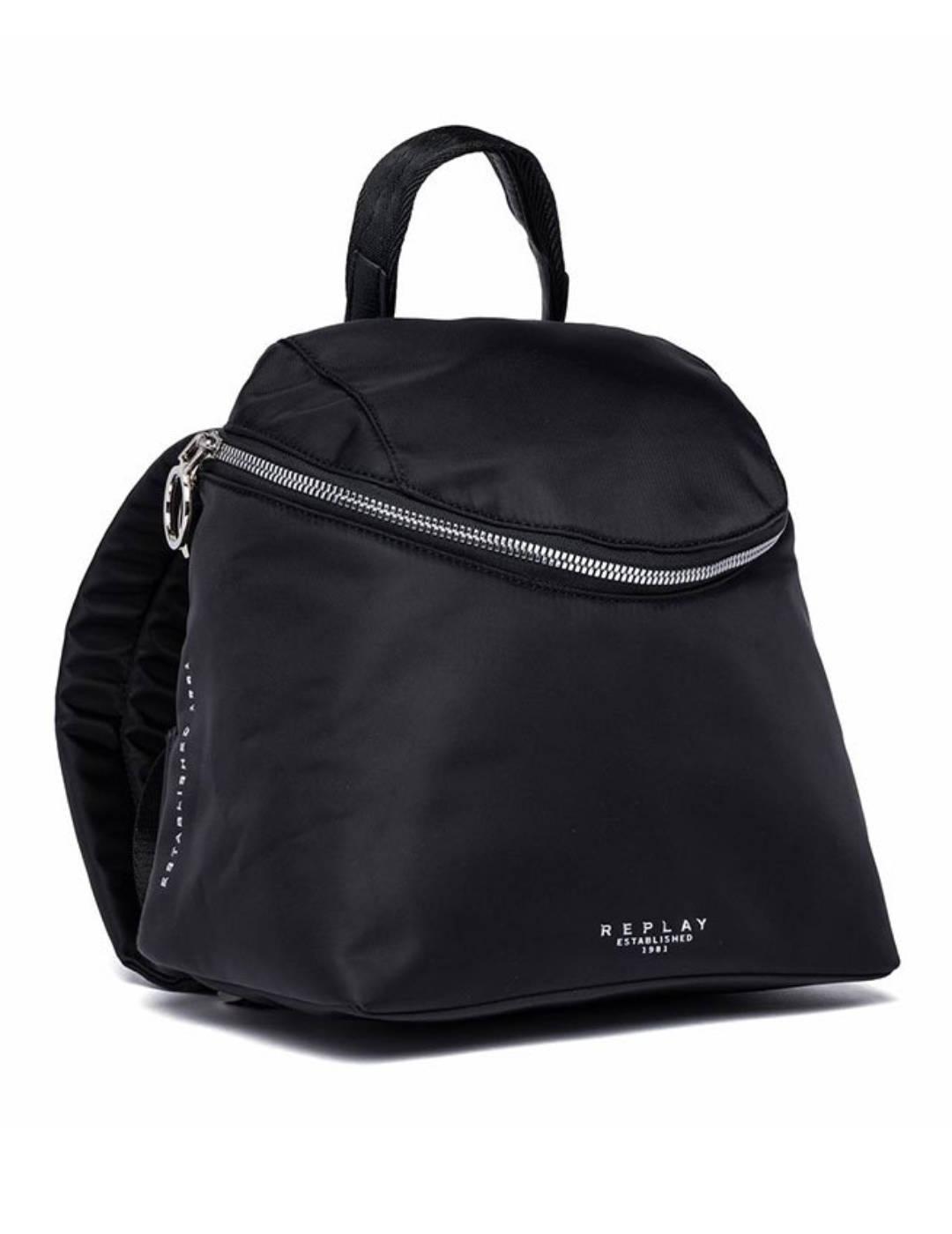 Mochila Replay negra para mujer -b