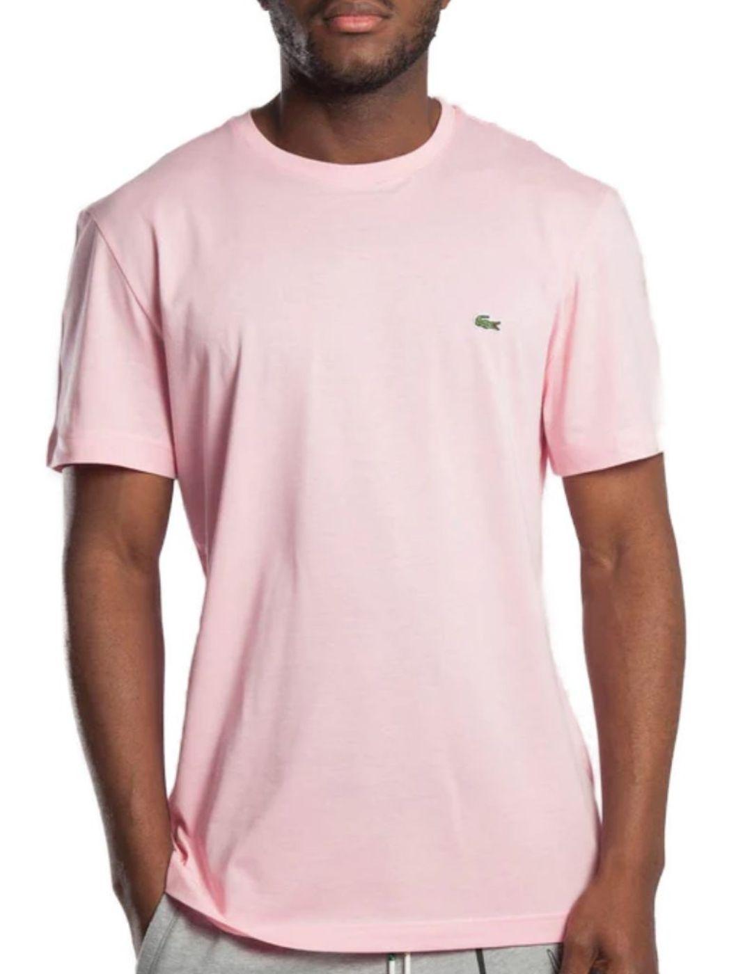 Camiseta Lacoste rosa de hombre-b