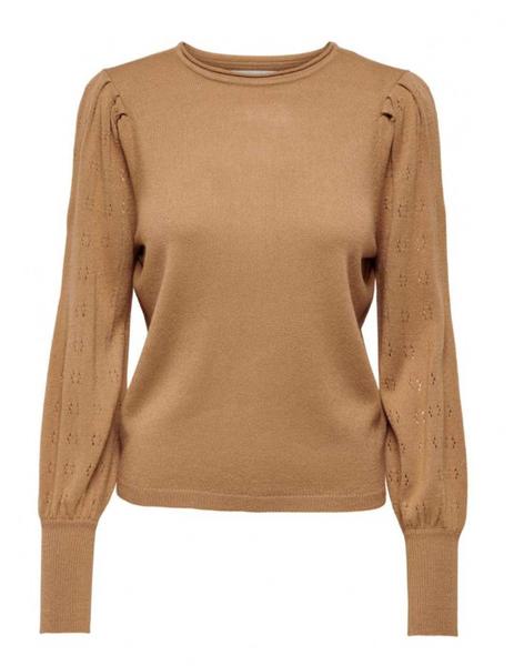 Sueter color camel cheap mujer
