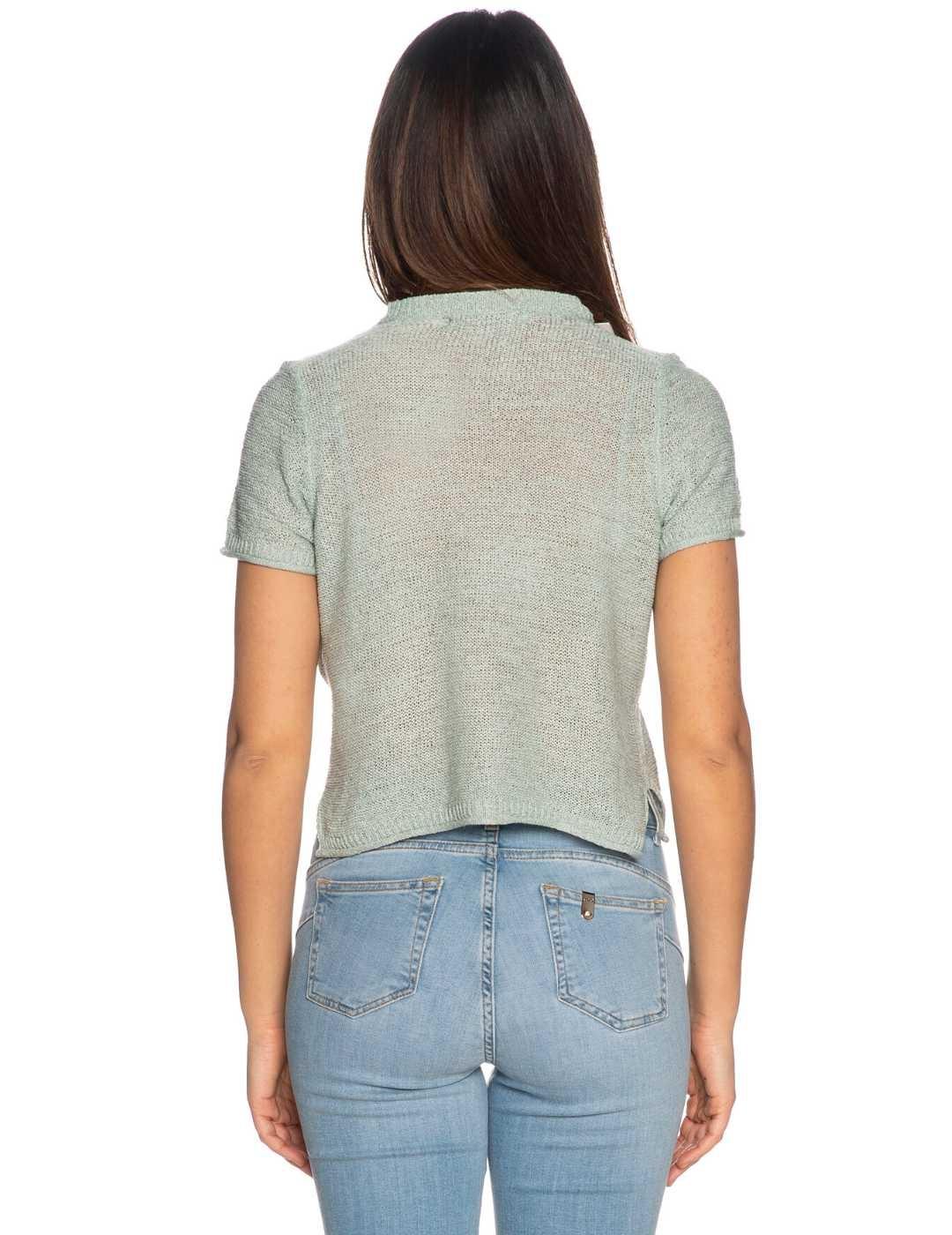 Camiseta Only Sunny verde agua para mujer -a