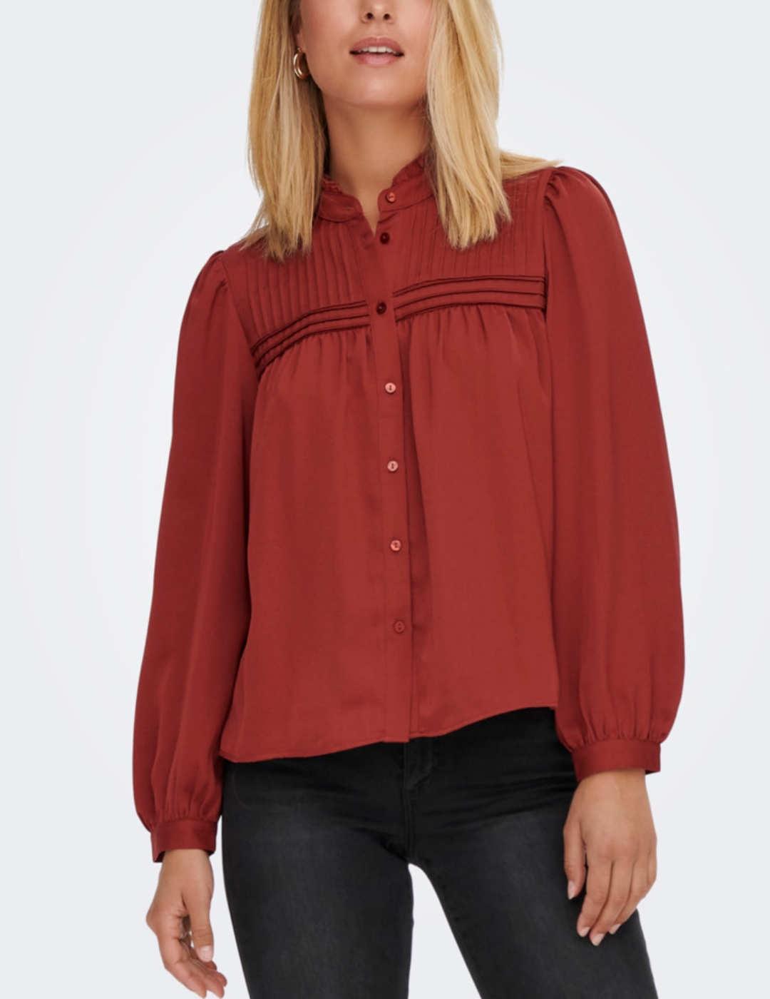 Blusa Only Molly teja para mujer-b