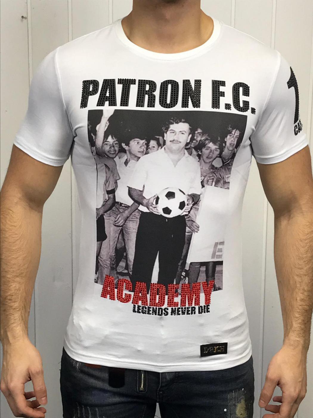 CAMISETA PATRON BLANCO-U