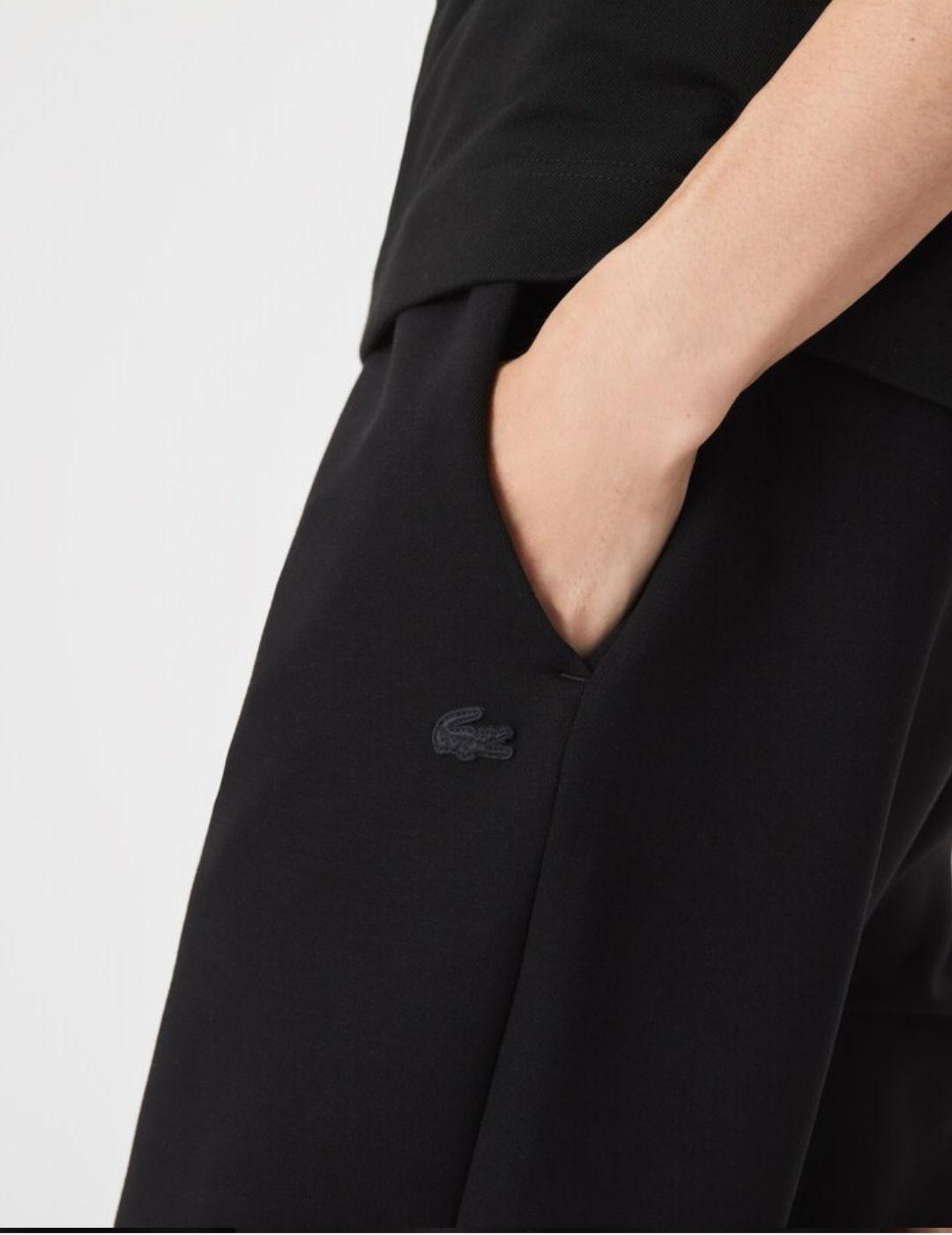 Pantalón de chandal Lacoste negro de hombre-b