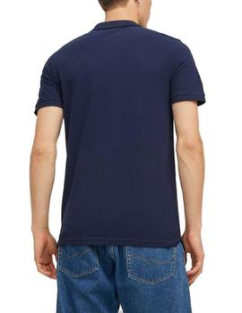 Polo Jack&Jones Shark azul marino para hombre-b