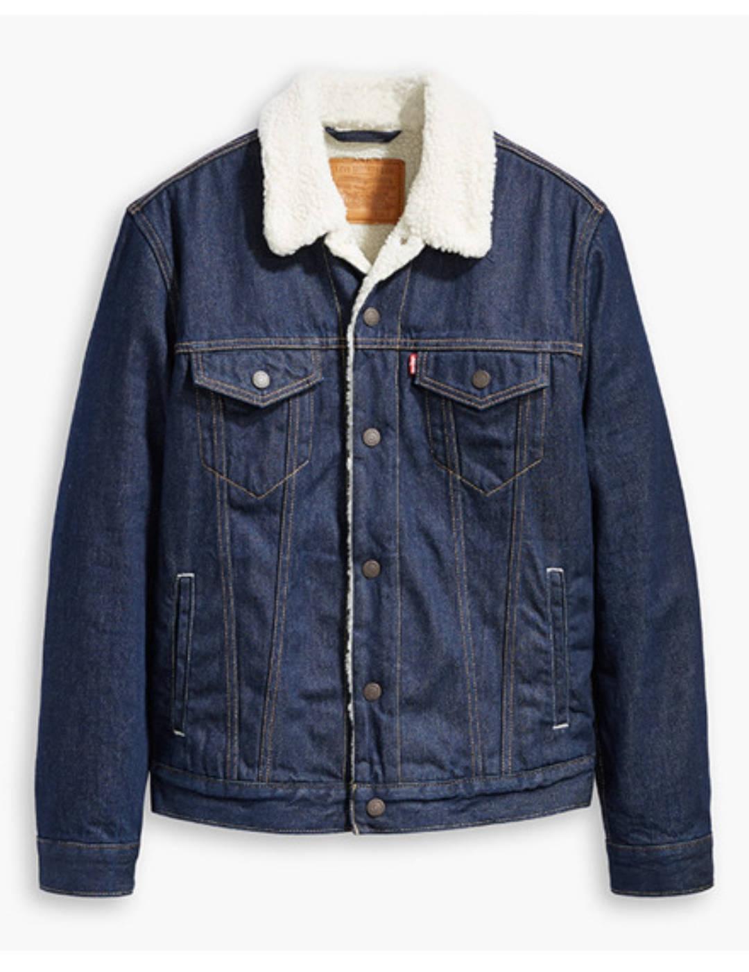 Cazadora vaquera Levis azul para hombre -&
