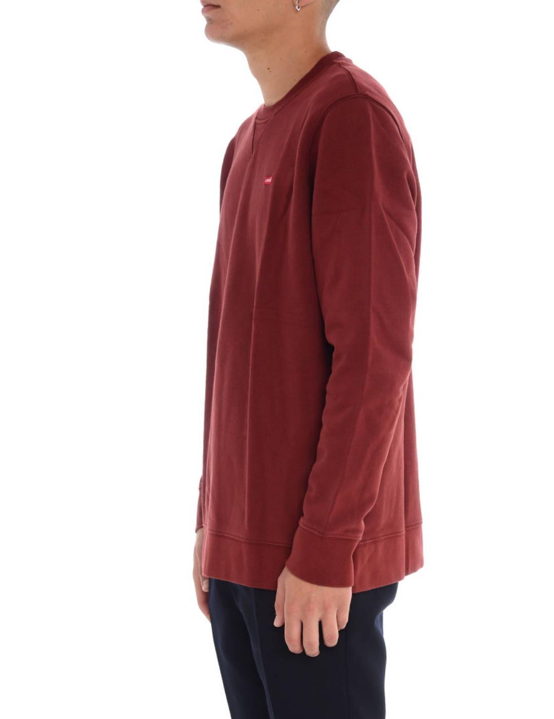 Sudadera Levi´s New original granate para hombre-b