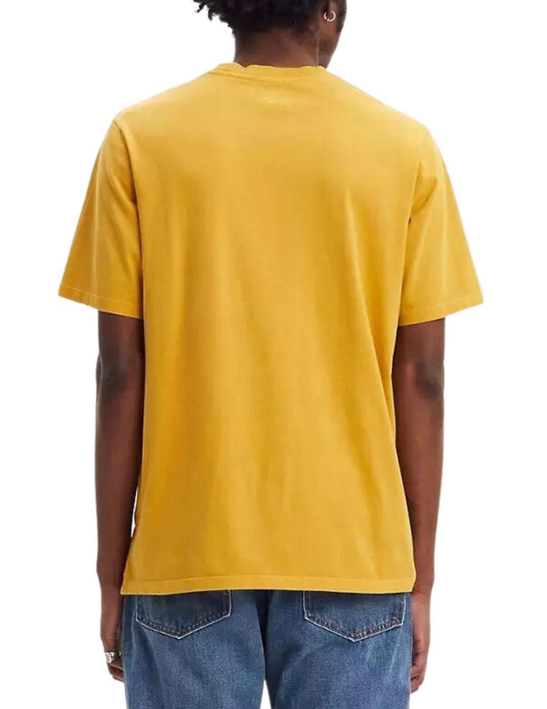 Camiseta Levi's amarilla Nugget para hombre -b