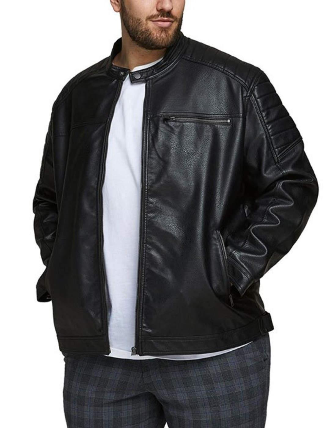 Chaqueta Jack&Jones Rocky PLUS negra de hombre -b
