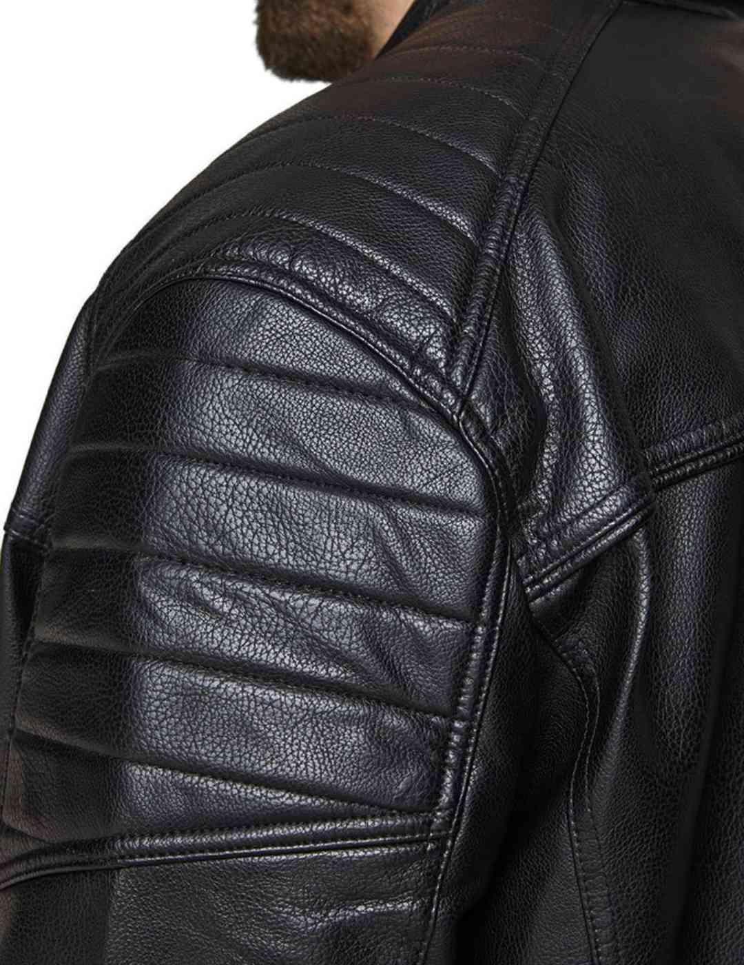 Chaqueta Jack&Jones Rocky PLUS negra de hombre -b