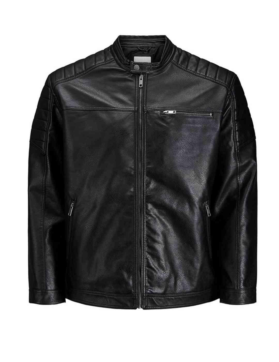 Chaqueta Jack&Jones Rocky PLUS negra de hombre -b
