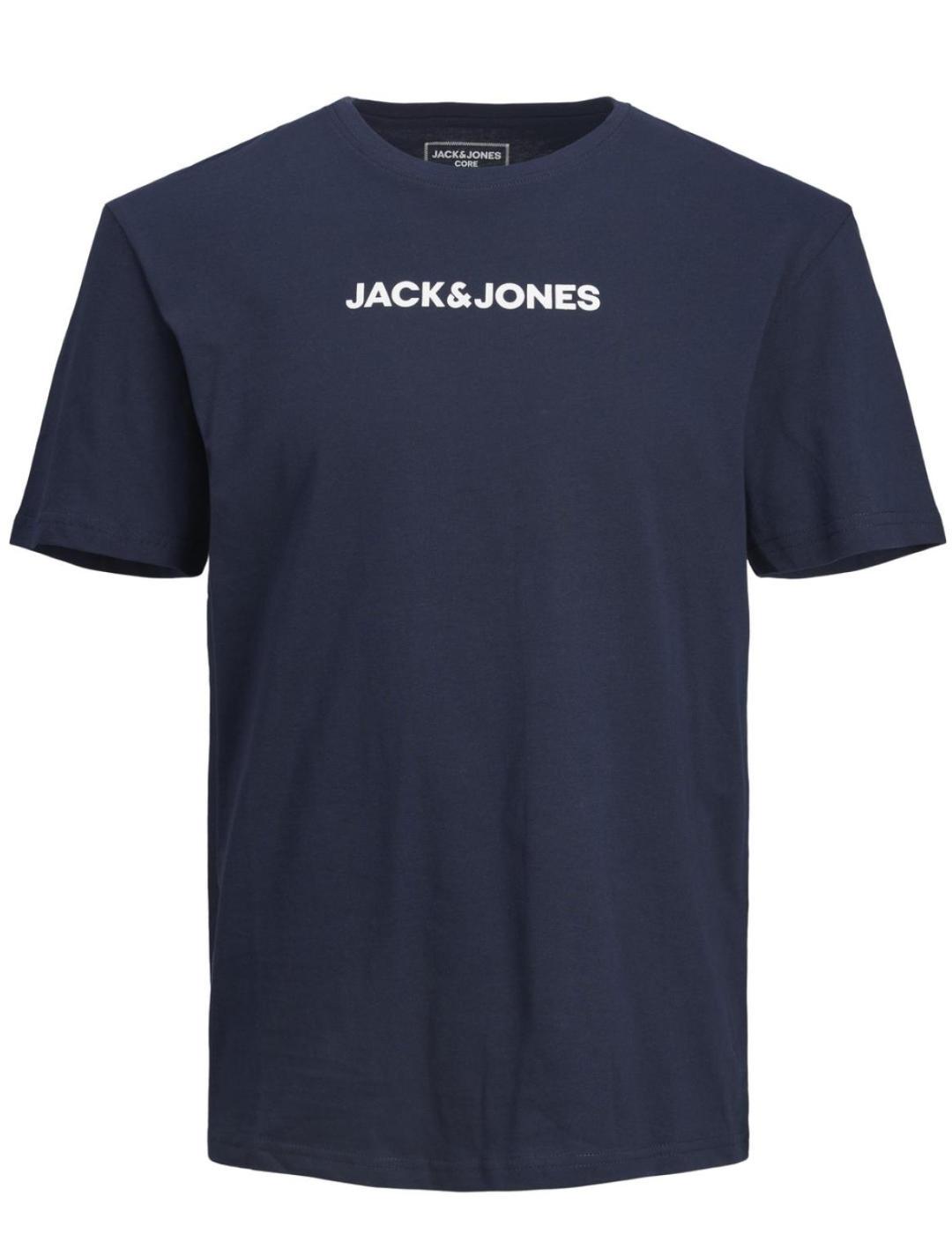 Camiseta Jack&Jones Wish marino para hombre -b