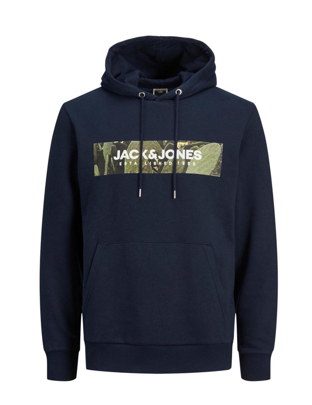 Sudadera Jack&Jones Valley marino para hombre -b