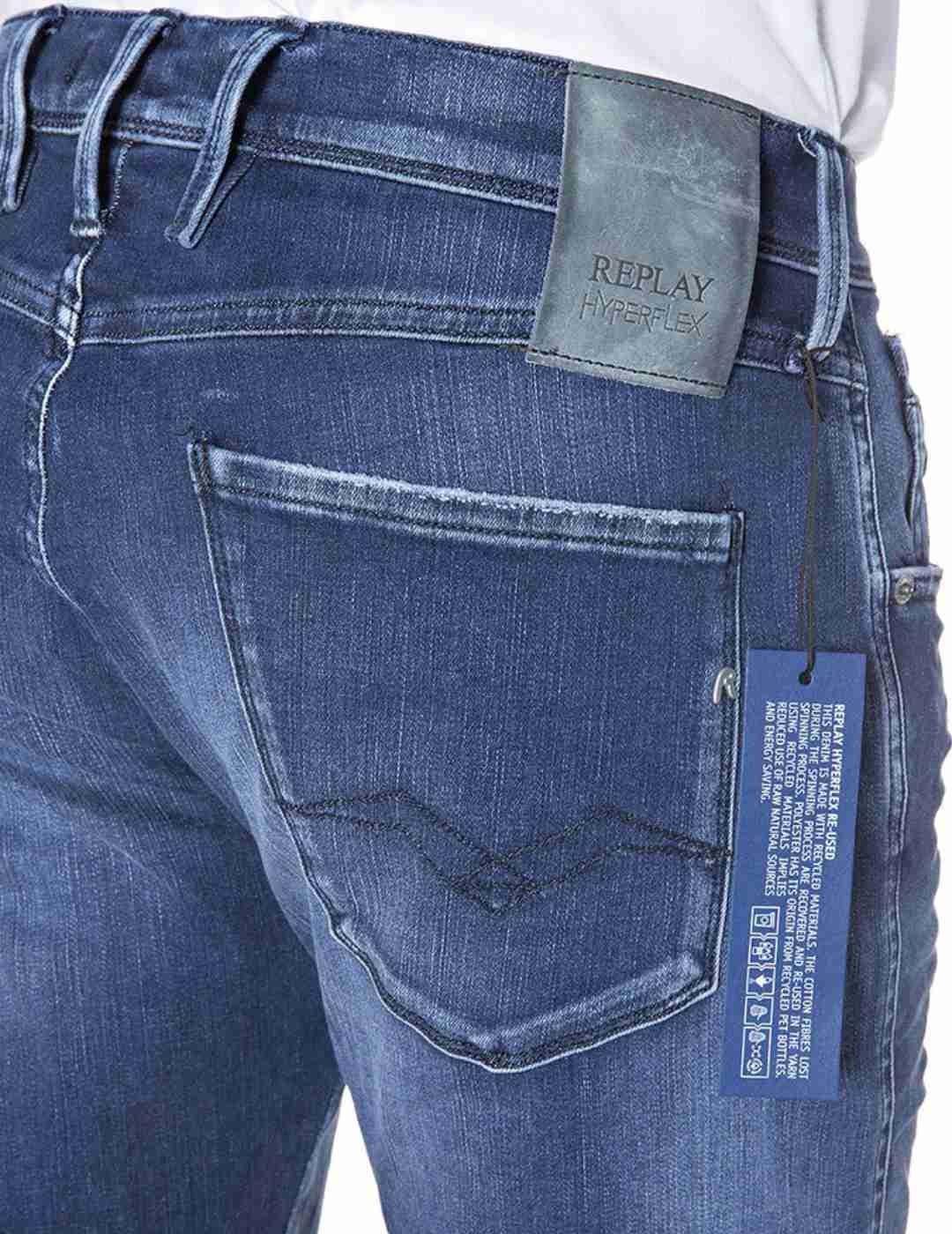 Vaquero Replay Hyperfle Ambass azul para hombre