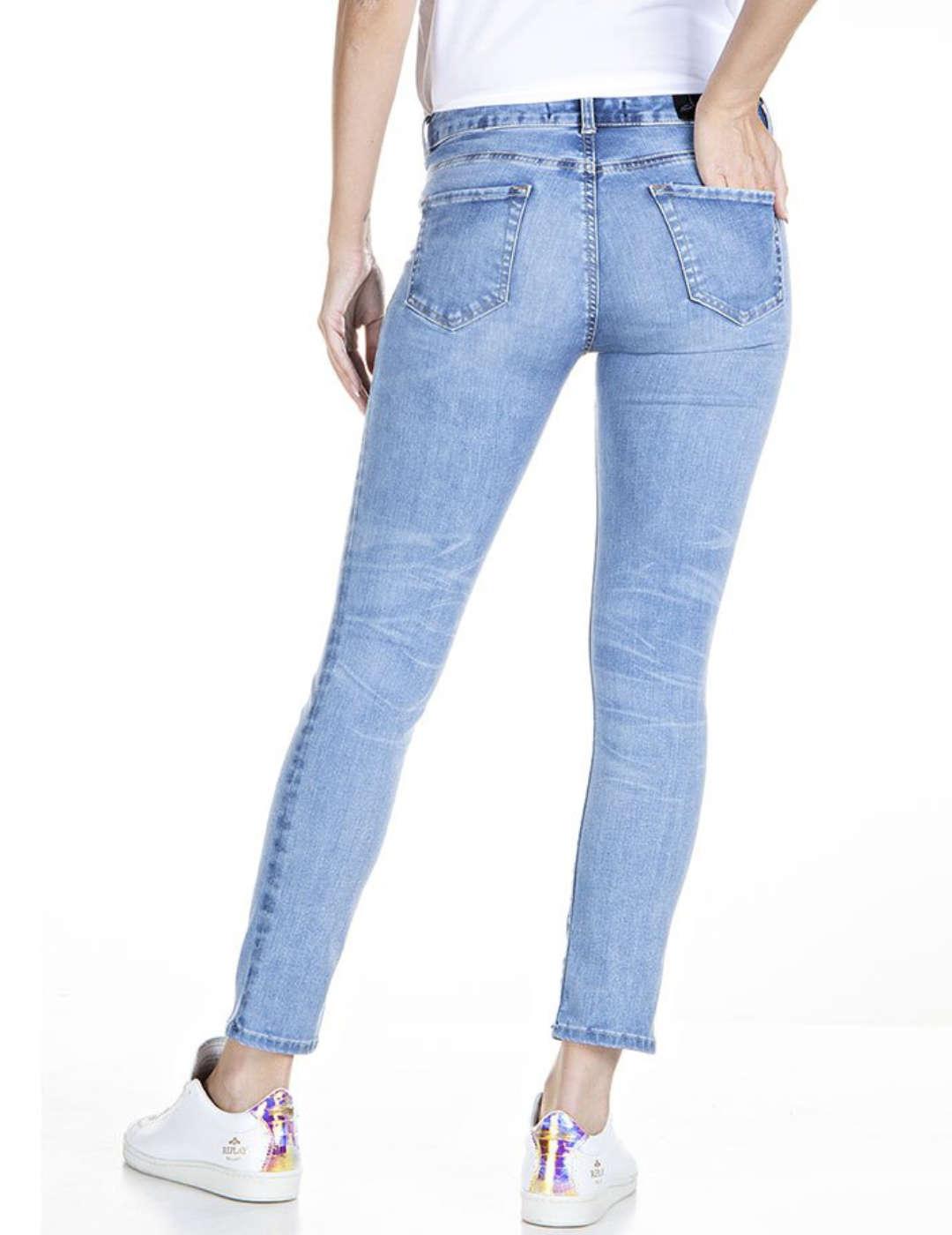 Vaquero Replay Faaby azul claro para mujer-/df01