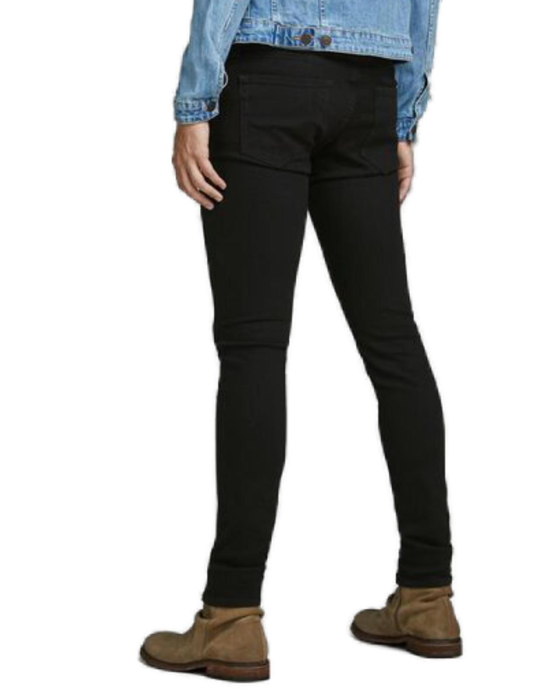 Vaquero Jack&Jones Liam Noos skinny negro hombre-&