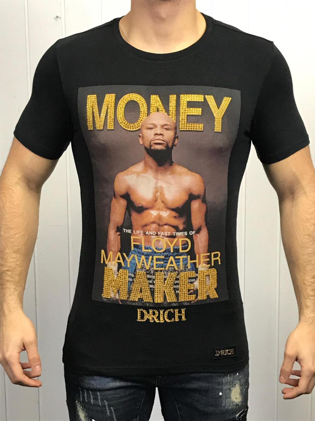 CAMISETA MONEY NEGRA-U