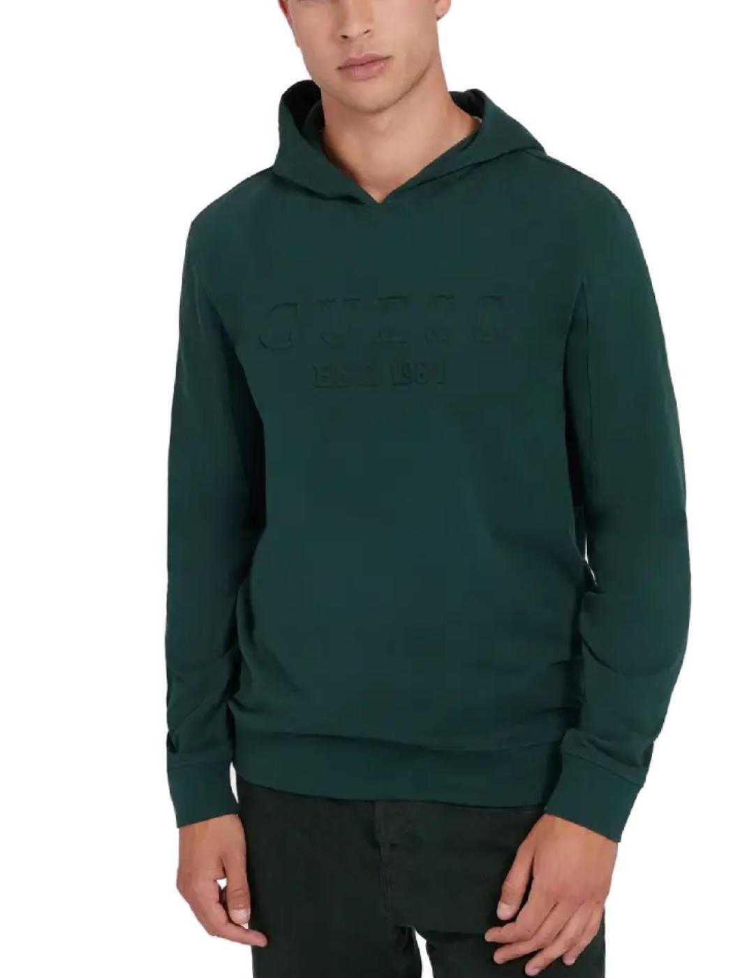 Sudadera Guess Beau verde para hombre-b