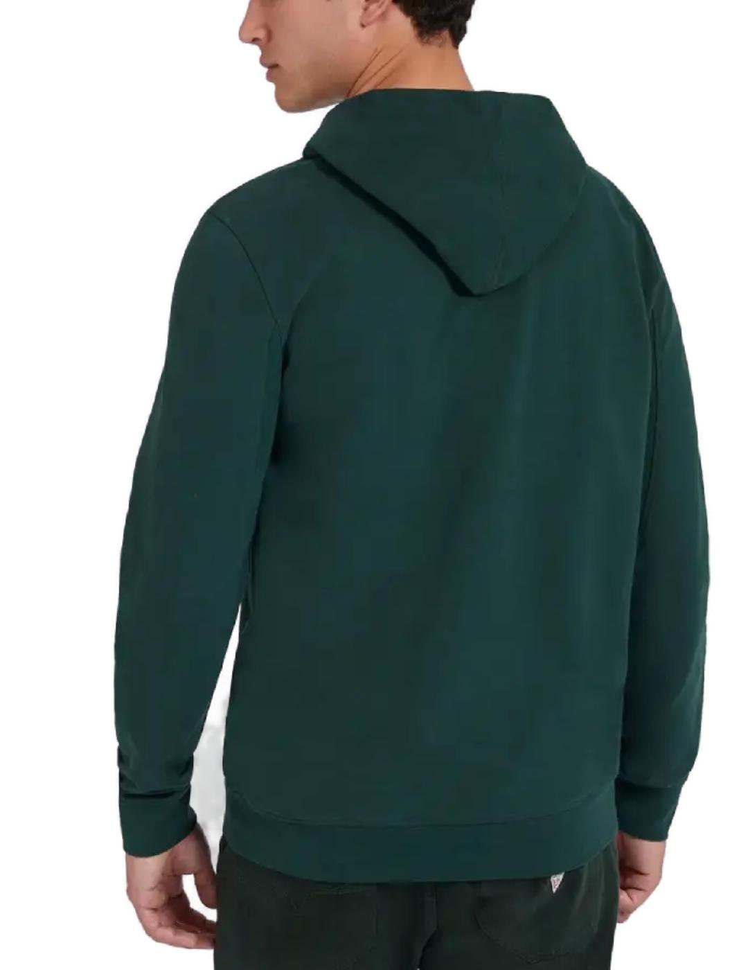 GUESS Z3YQ13 FL04Q Sudaderas Hoodie Hombre Verde