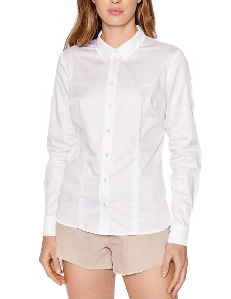 Camiseta guess blanca mujer outlet