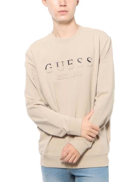 Sudadera Guess Beau beige para hombre b