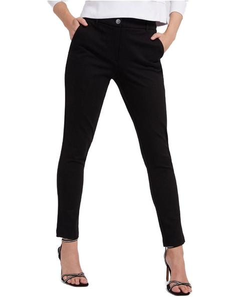 Pantalon negro on sale guess mujer