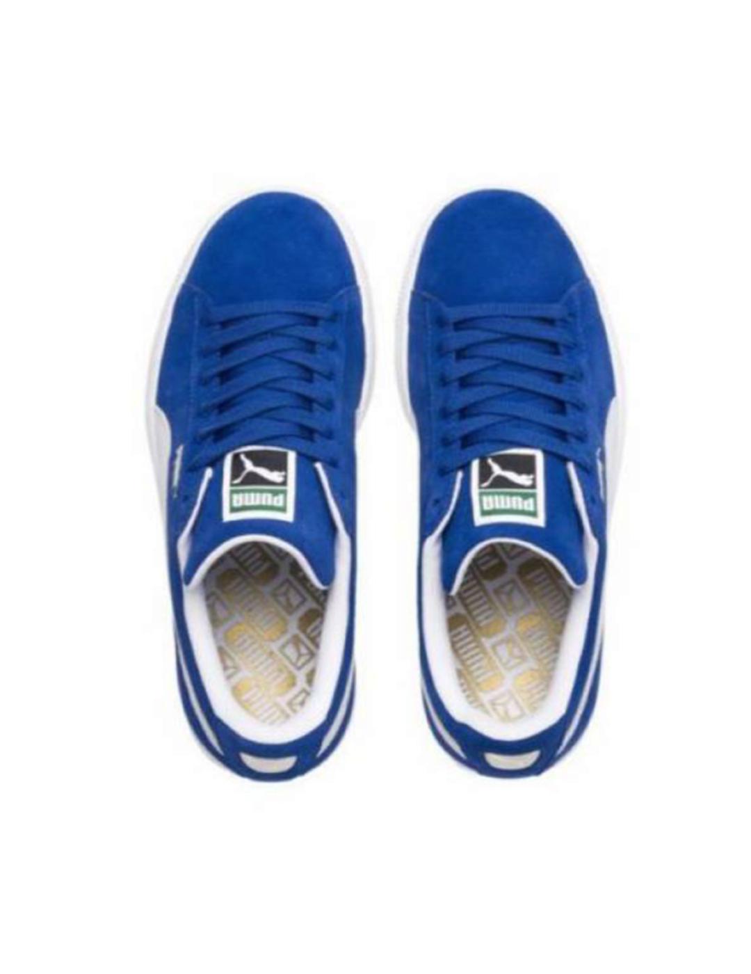 SUEDE CLASSIC BLUE WHITE-S