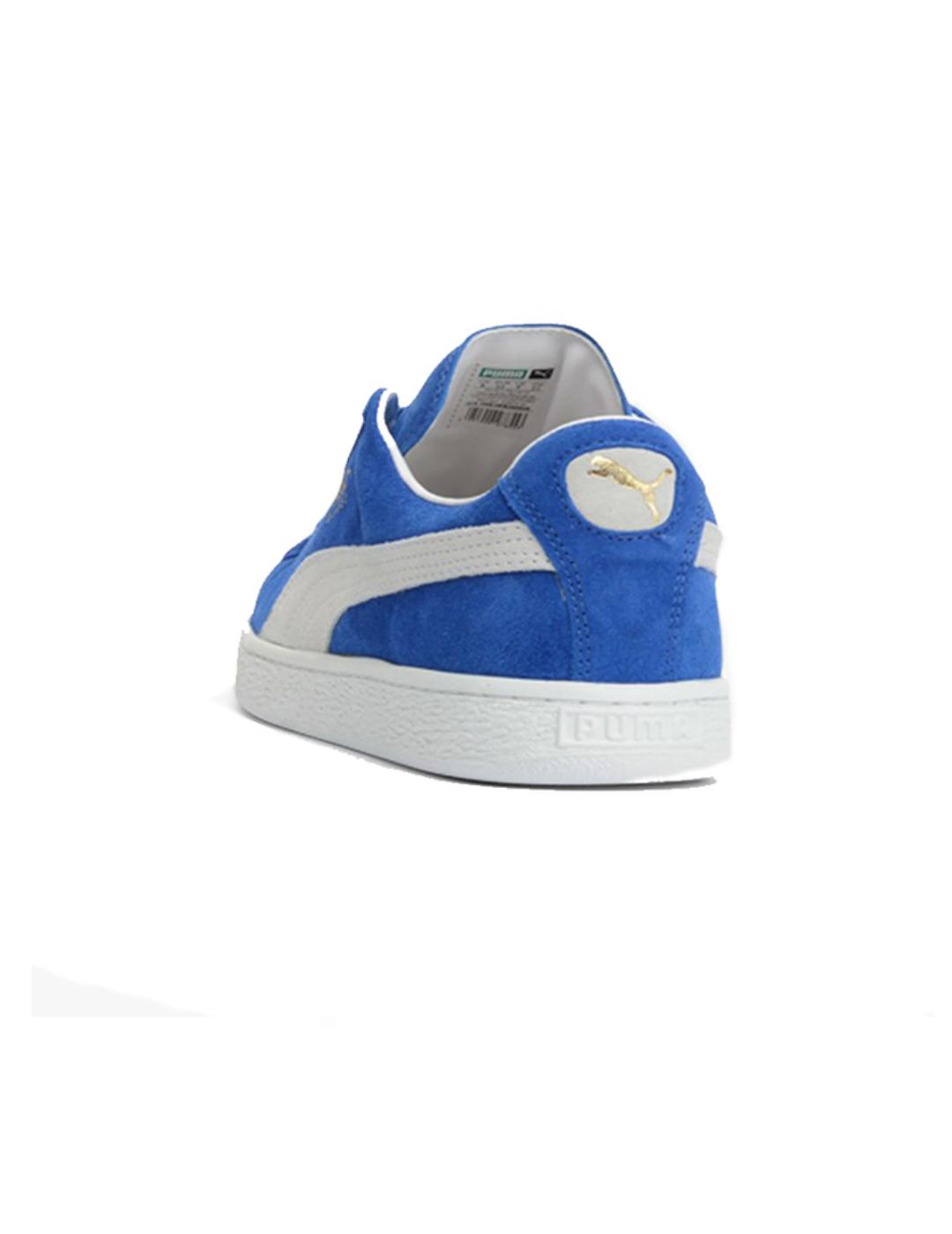 SUEDE CLASSIC BLUE WHITE-S