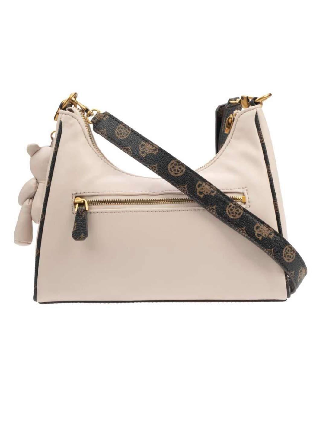 Bolso Guess Utility beige para mujer -b