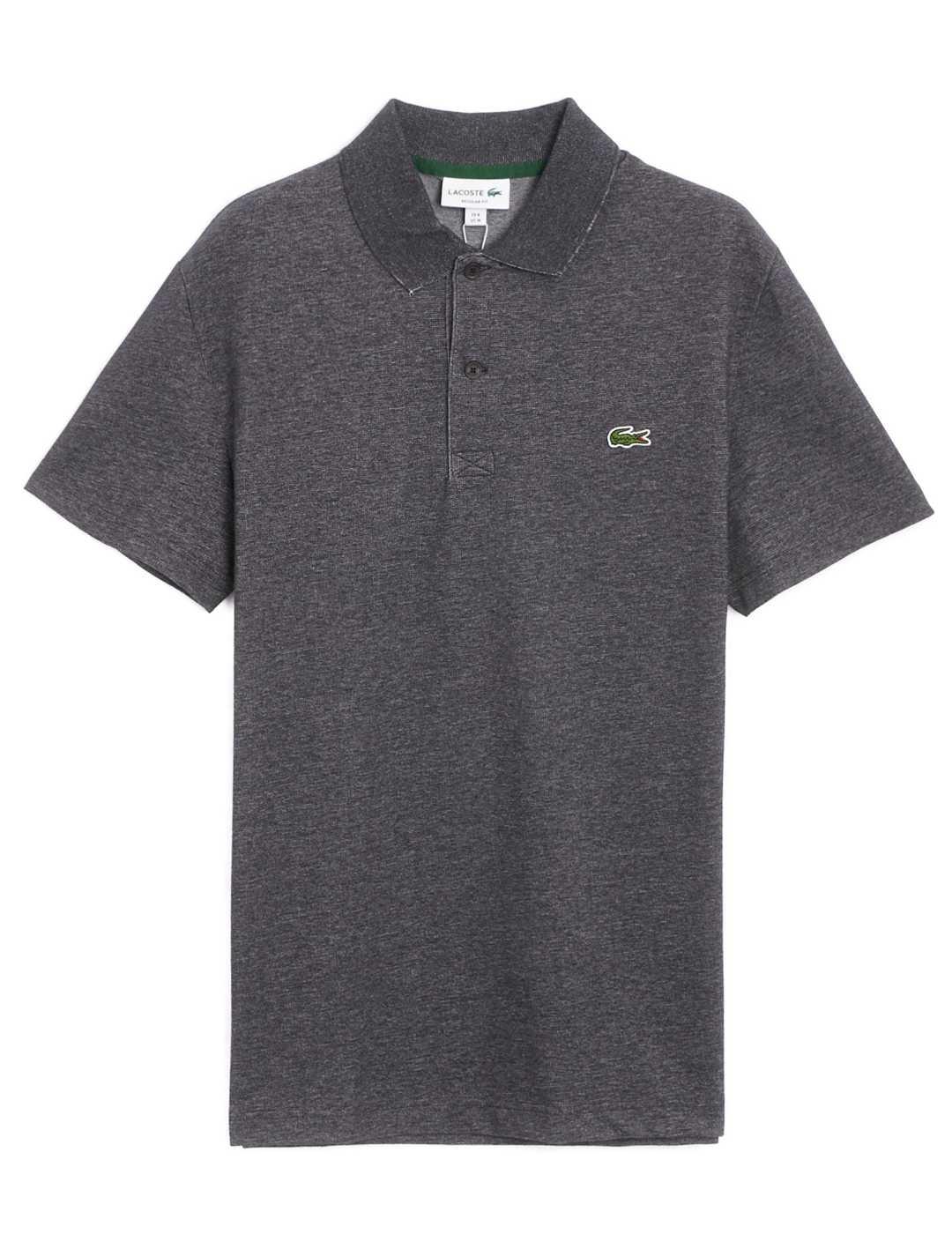 Polo Lacoste negro de hombre-b