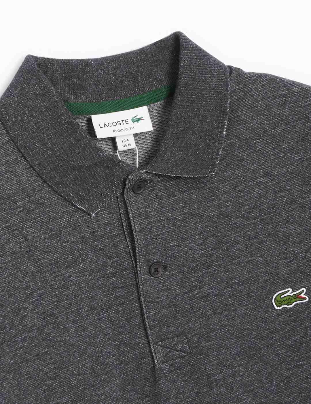 Polo Lacoste negro de hombre-b