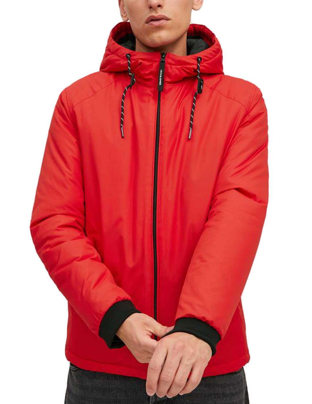 Cazadora Jack & Jones Lock roja para hombre-b