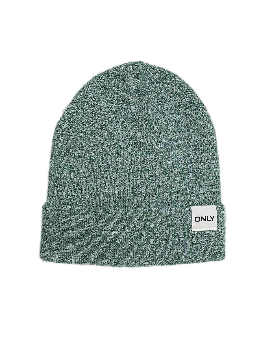 Gorro Only Spring verde para mujer -b