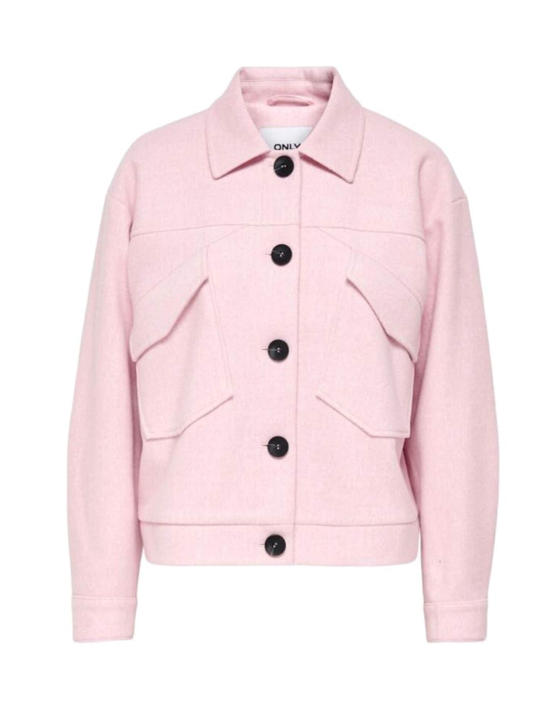 Chaqueta Only Dawn rosa para mujer -b