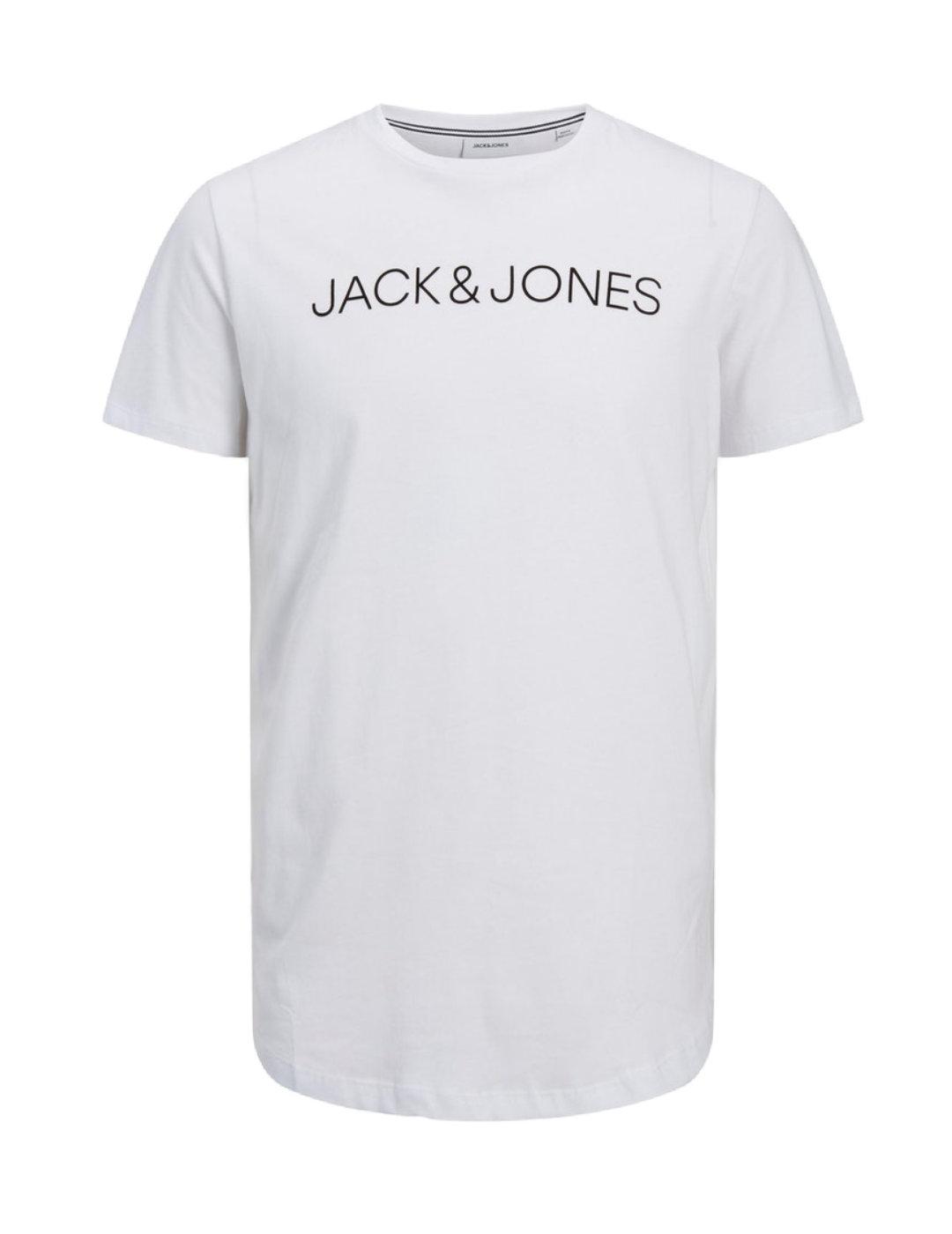 Camiseta Jack&Jones Hugo blanco para hombre -b