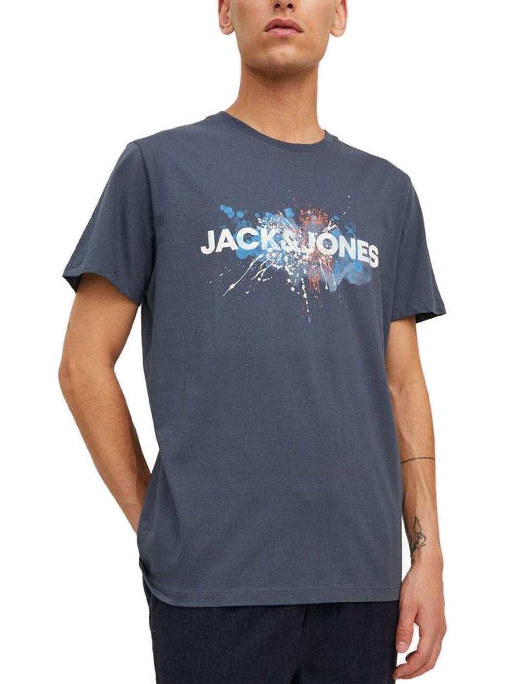 Camiseta Jack&Jones Tear azul para hombre -b