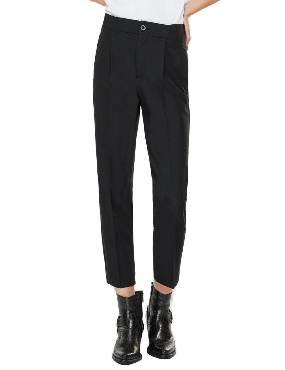 Pantalon REPLAY chino negro para mujer-z