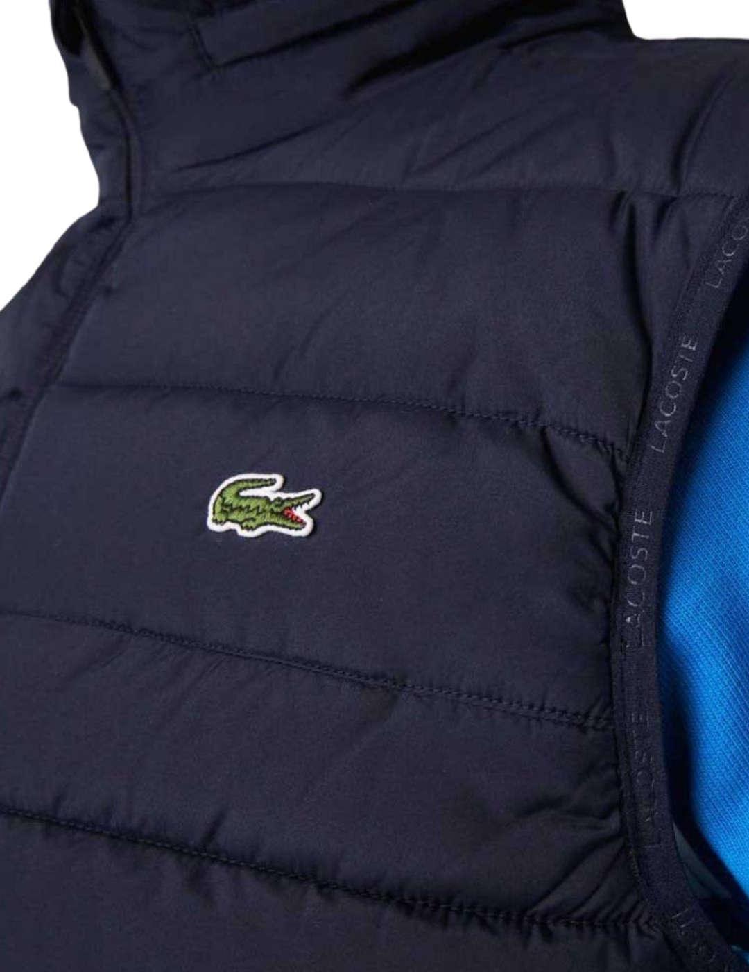 Chaleco Lacoste con capucha de hombre-b